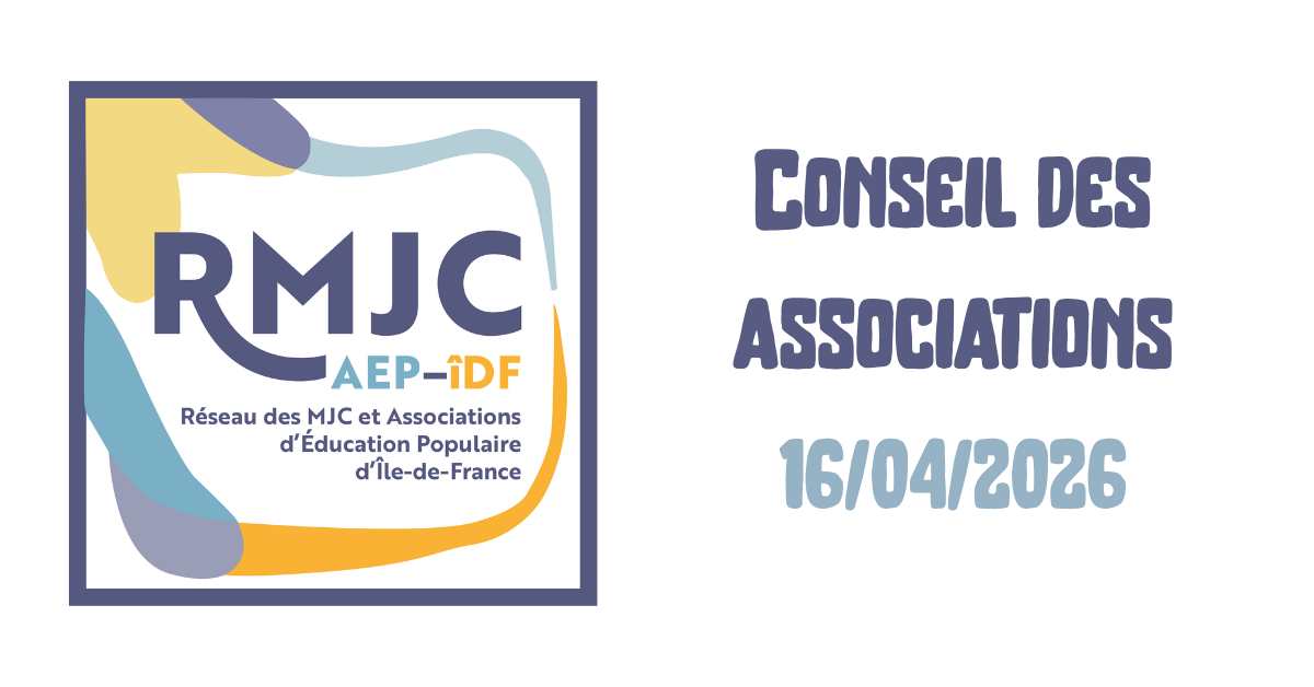 Prochain Conseil des Associations – 16 avril 2026 conseil des associations